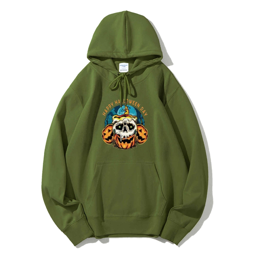 Mens Happy Halloween Day Graphic Hoodies