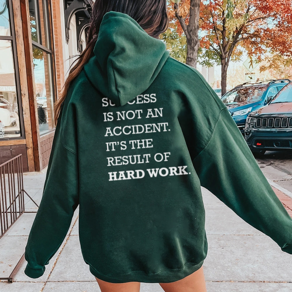 Women Inspire Slogan Letter Graphic Hoodies