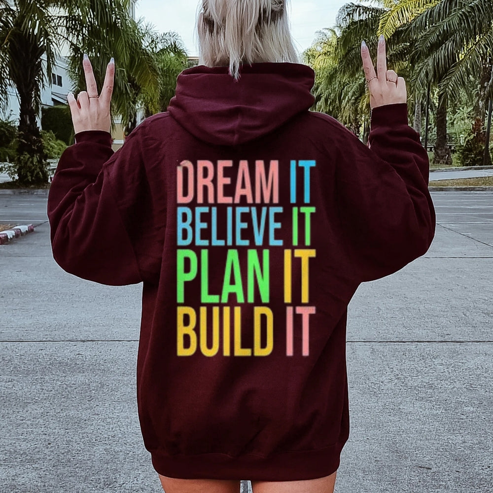 Women Inspired Letter Graphic Hoodies