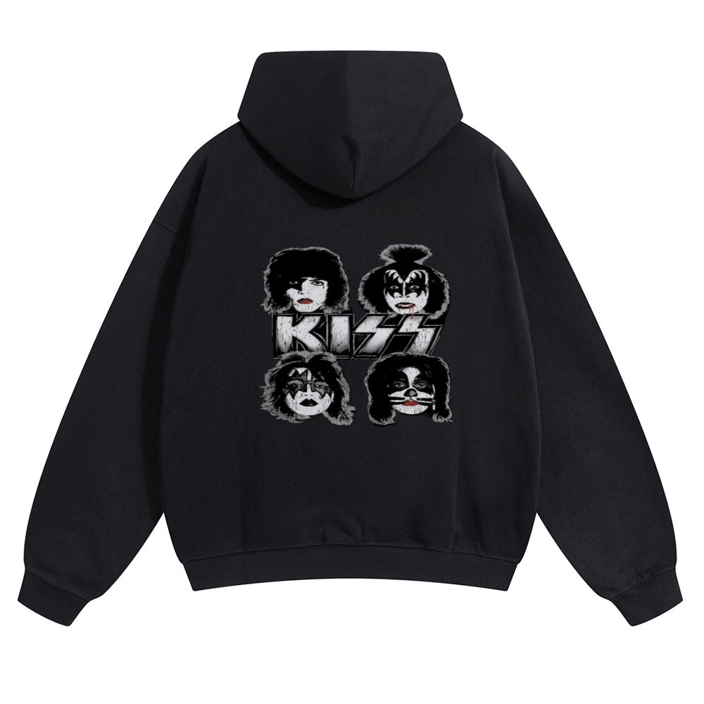 Mens Vintage The Kiss Rock Hoodies