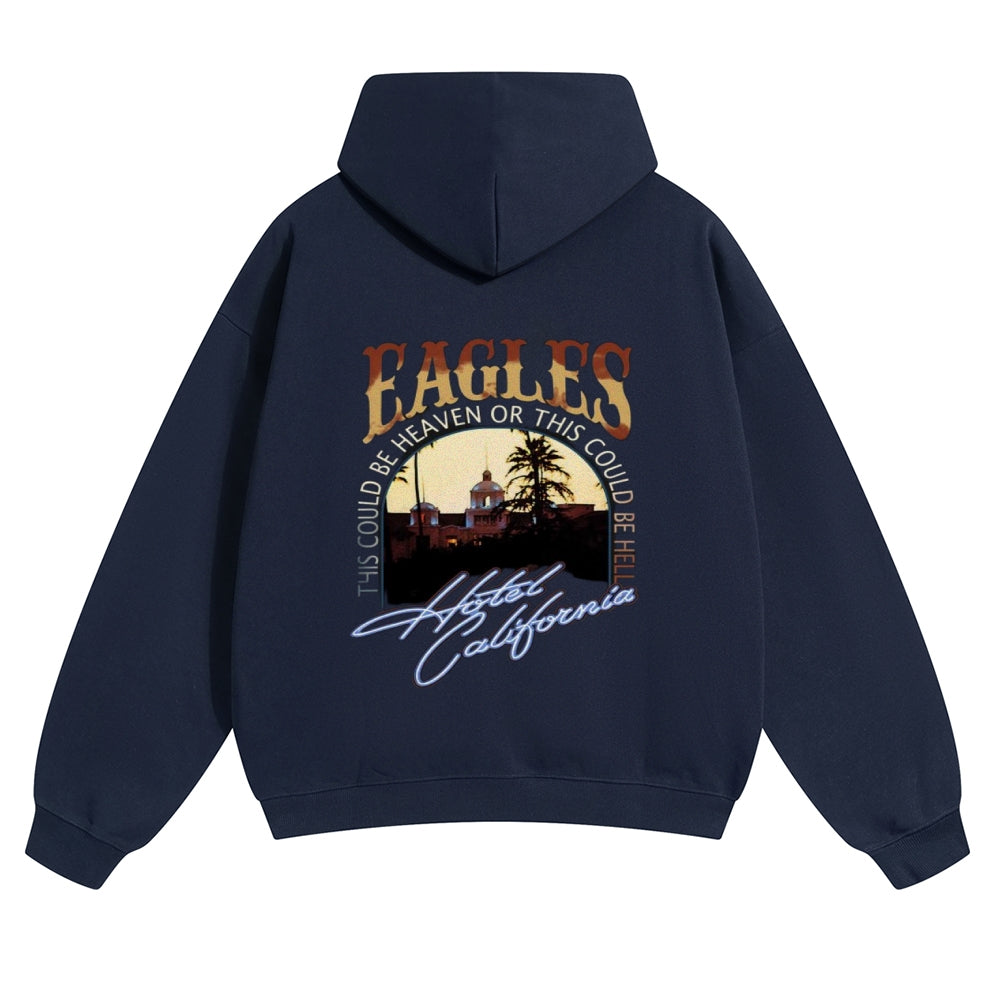 Mens Vintage  Eagles Rock Band Hoodies