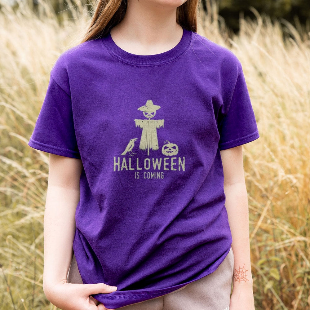 Women Halloween Is Coming Graphic T-shirt