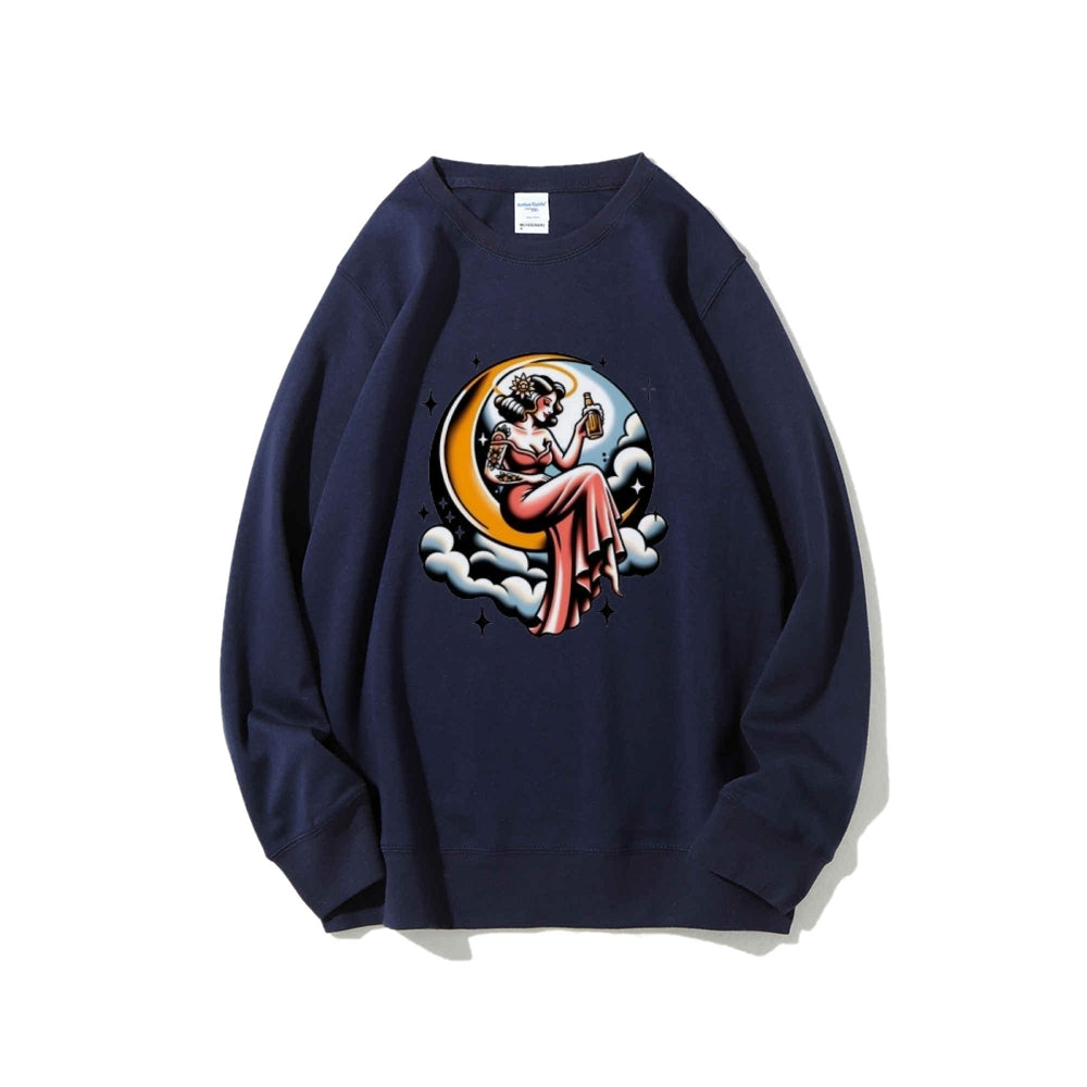 Women High Life Girl Graphic Sweatshirts