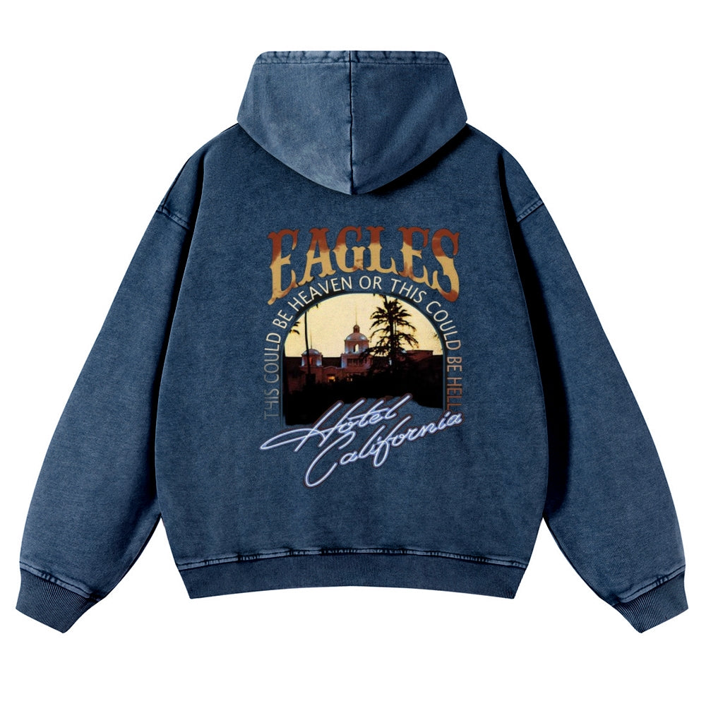 Mens Vintage  Eagles Rock Band Hoodies