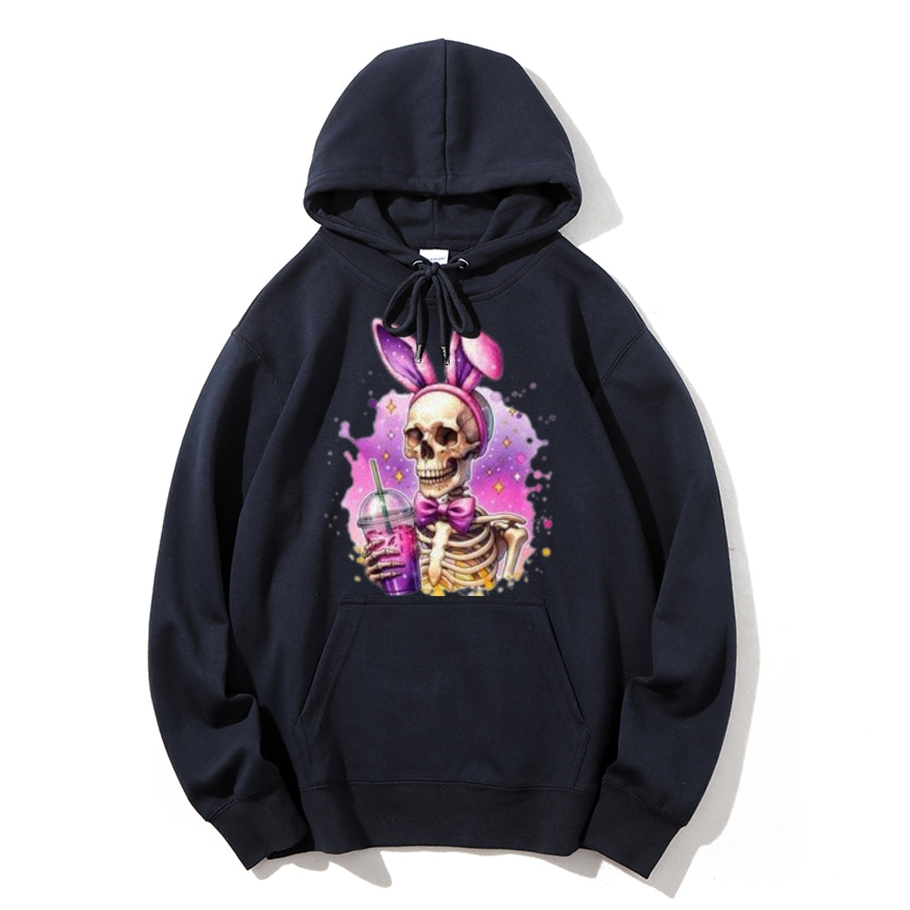 Women Cute Ice Skull Graphic Hoodies