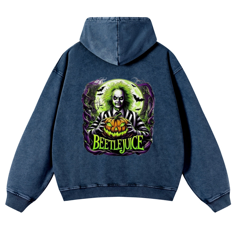 Mens Vintage Beetle Juice Rock Hoodies