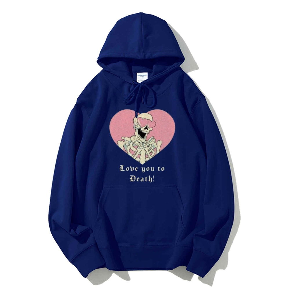 Women Love You To Death Graphic Hoodies