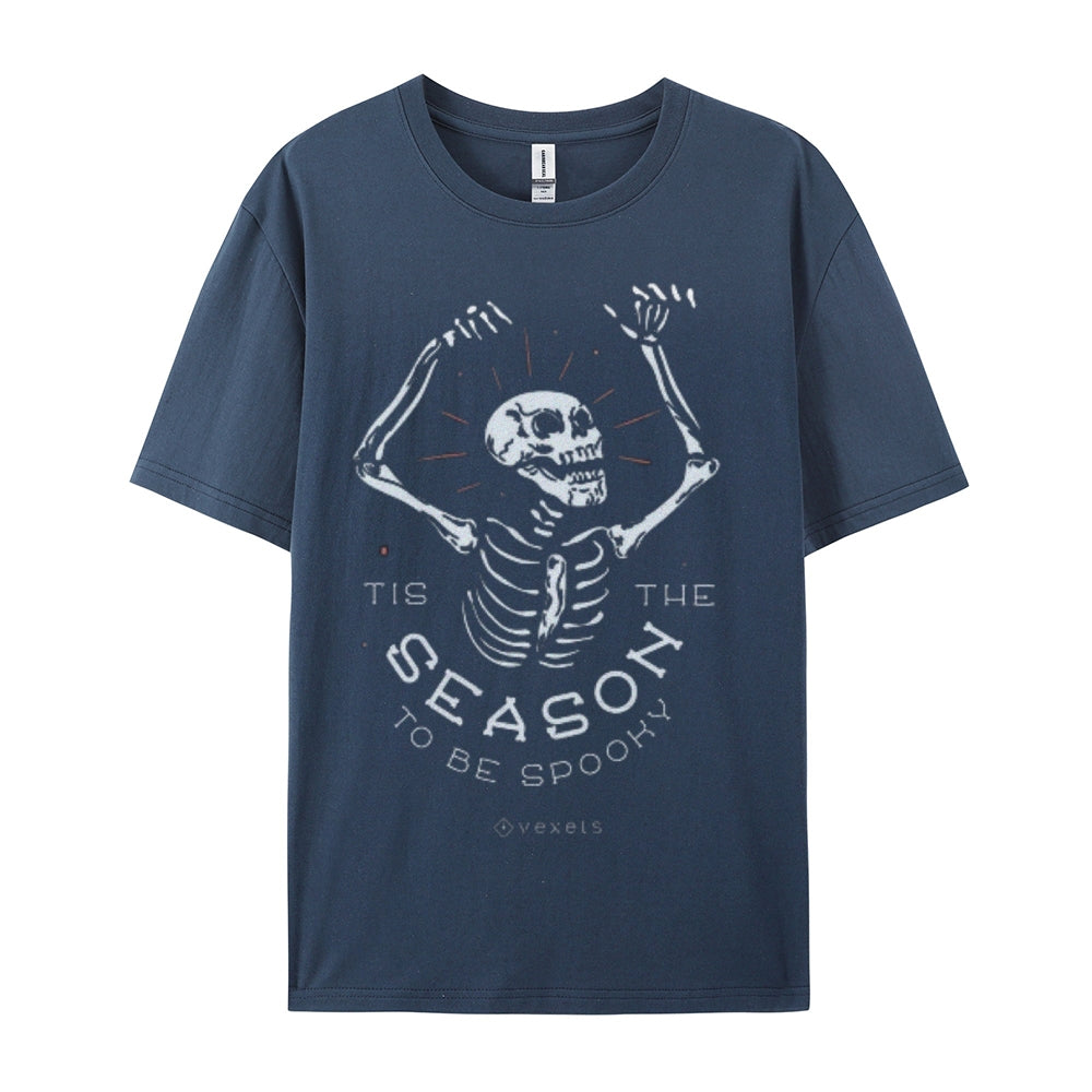 Mens Spooky Skull Graphic Tee