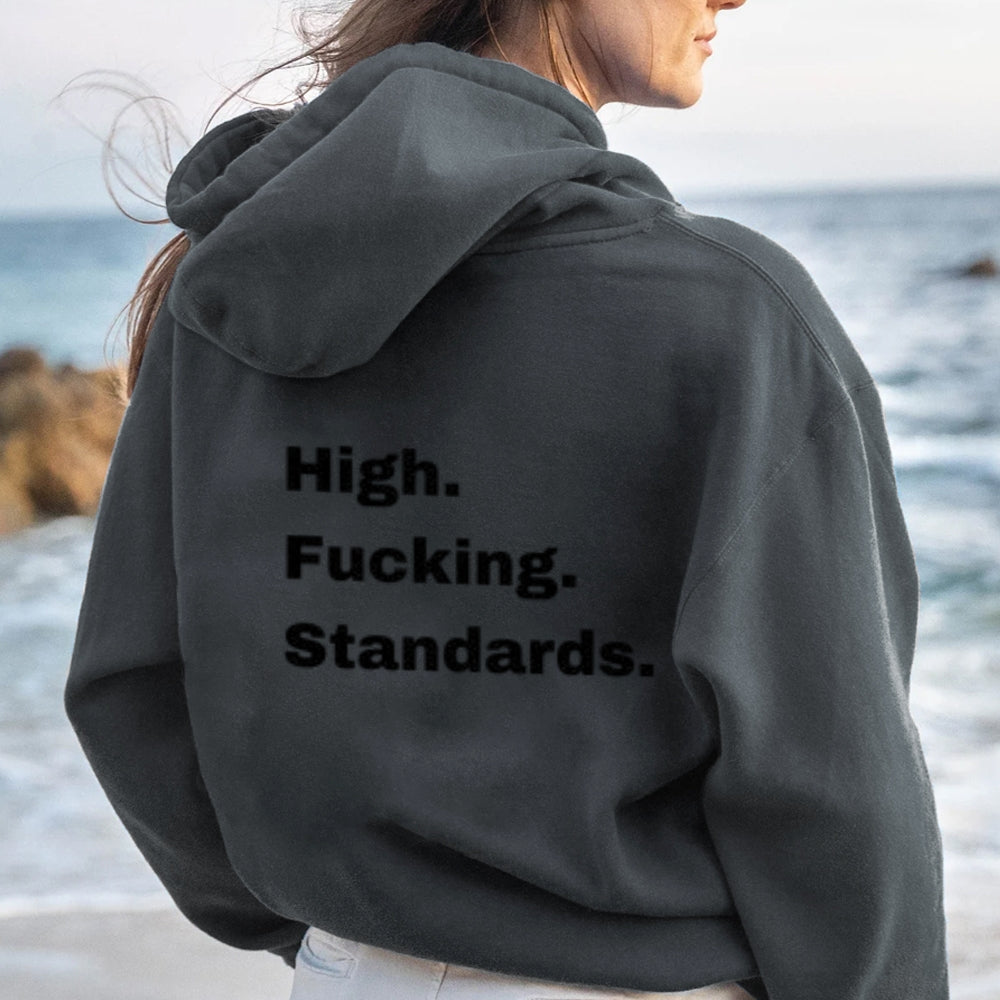 Women Letter Graphic Hoodies