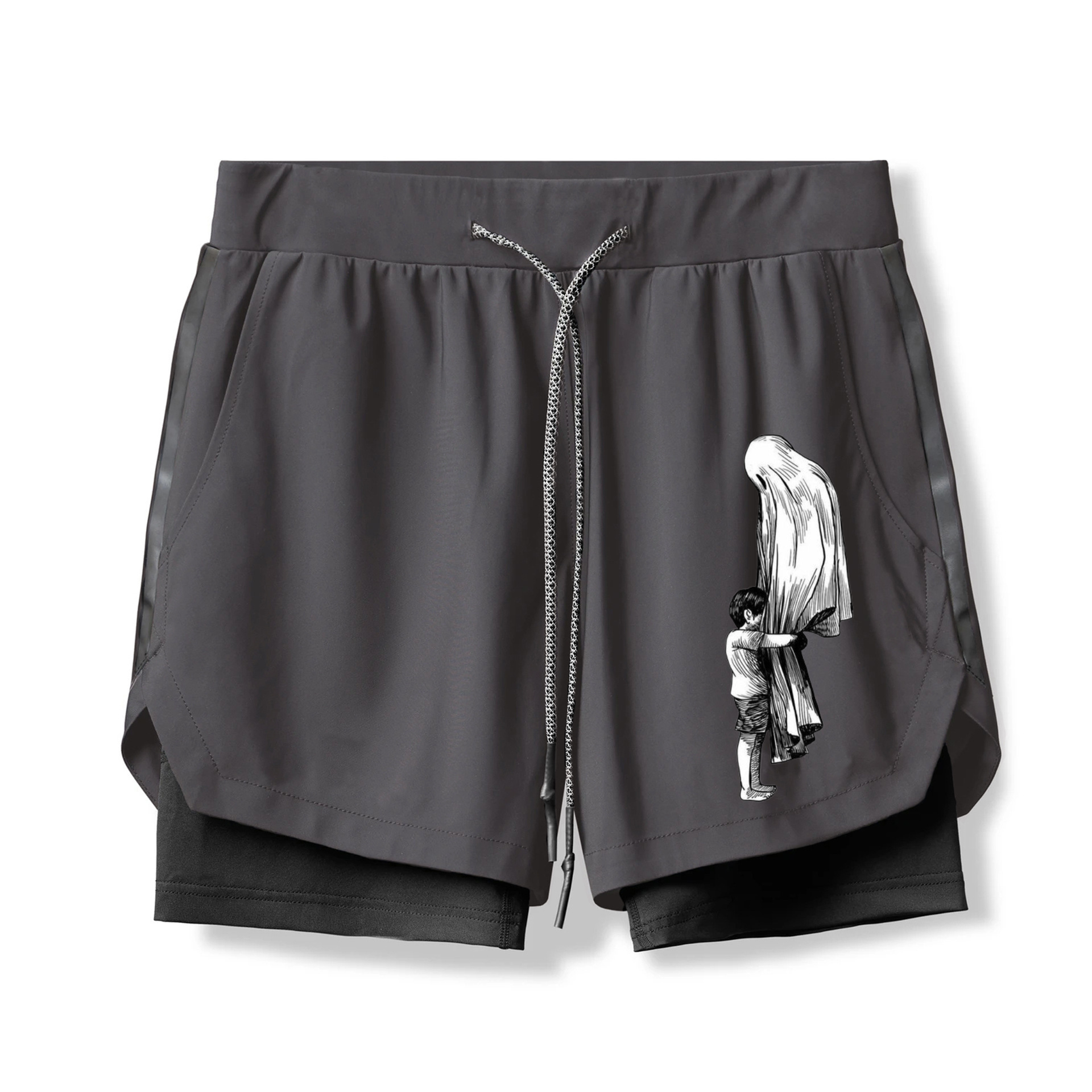 2 In 1 Gym Shorts for Men