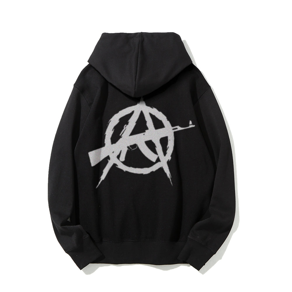 Mens Anarchy Graphic Hoodies