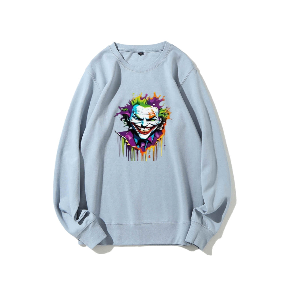 Mens Joker Skull Graphic Sweatshirts