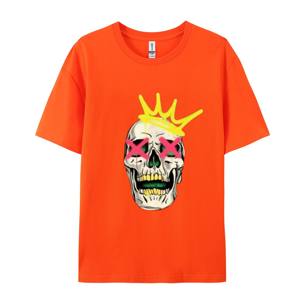 Mens Ruby Tooth King Skull Graphic Tee