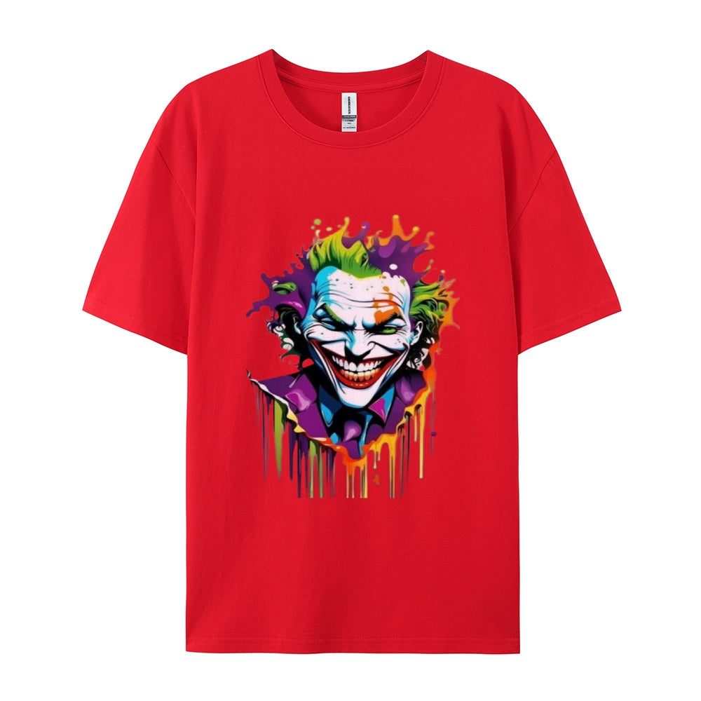 Mens Joker Skull Graphic Tee