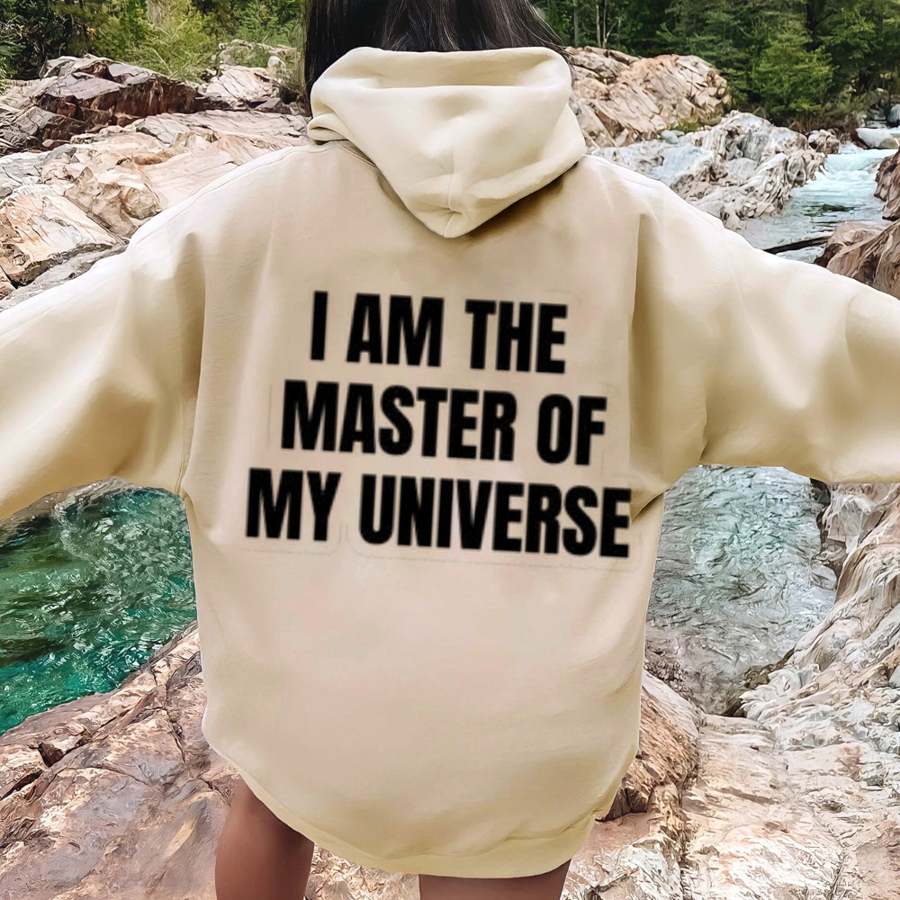 Women I AM THE MASTER OF MY UNIVERSE Graphic Hoodies