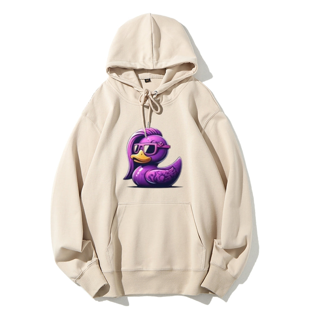 Women Cute Purple Dark Graphic Hoodies