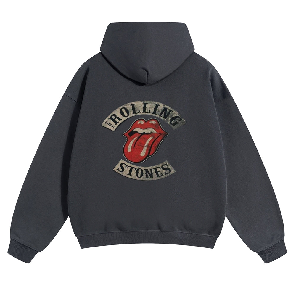 Mens Vintage The Rolling Stones Rock Band Hoodies