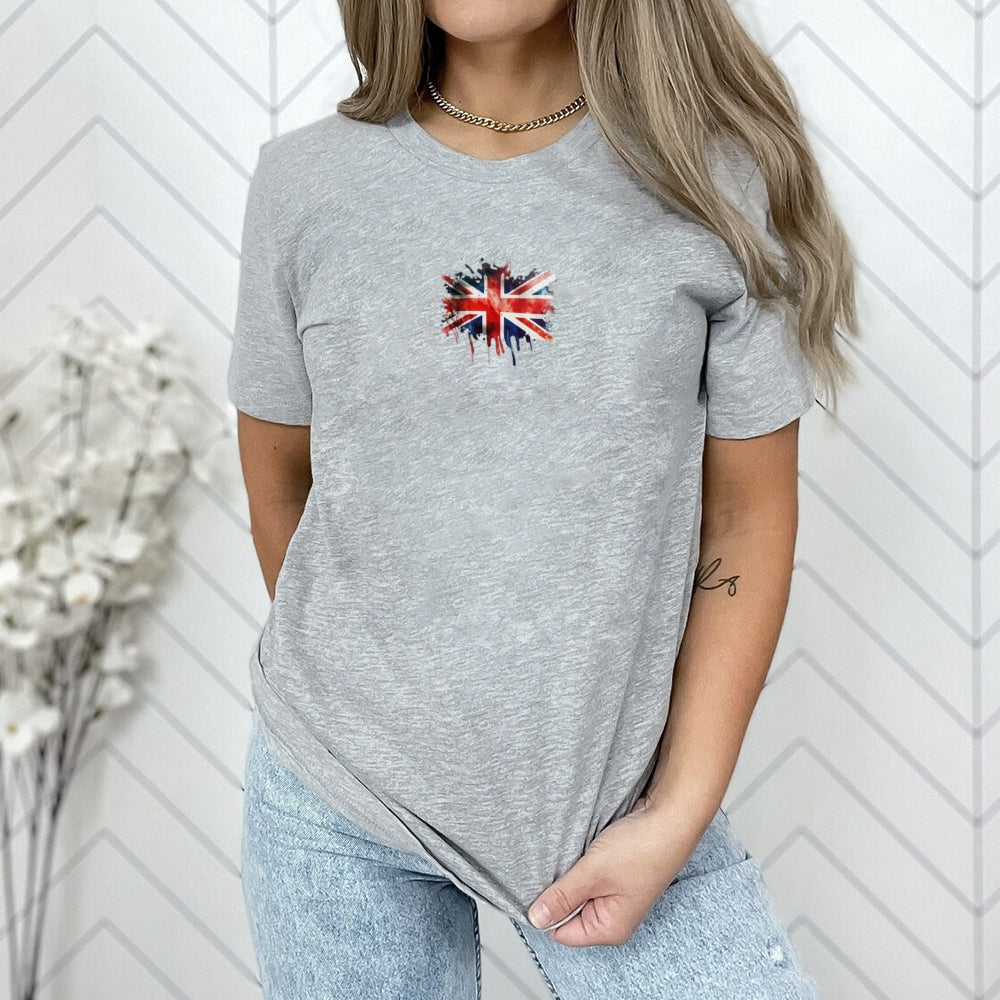 Women Flag Print Independence Day T-shirt