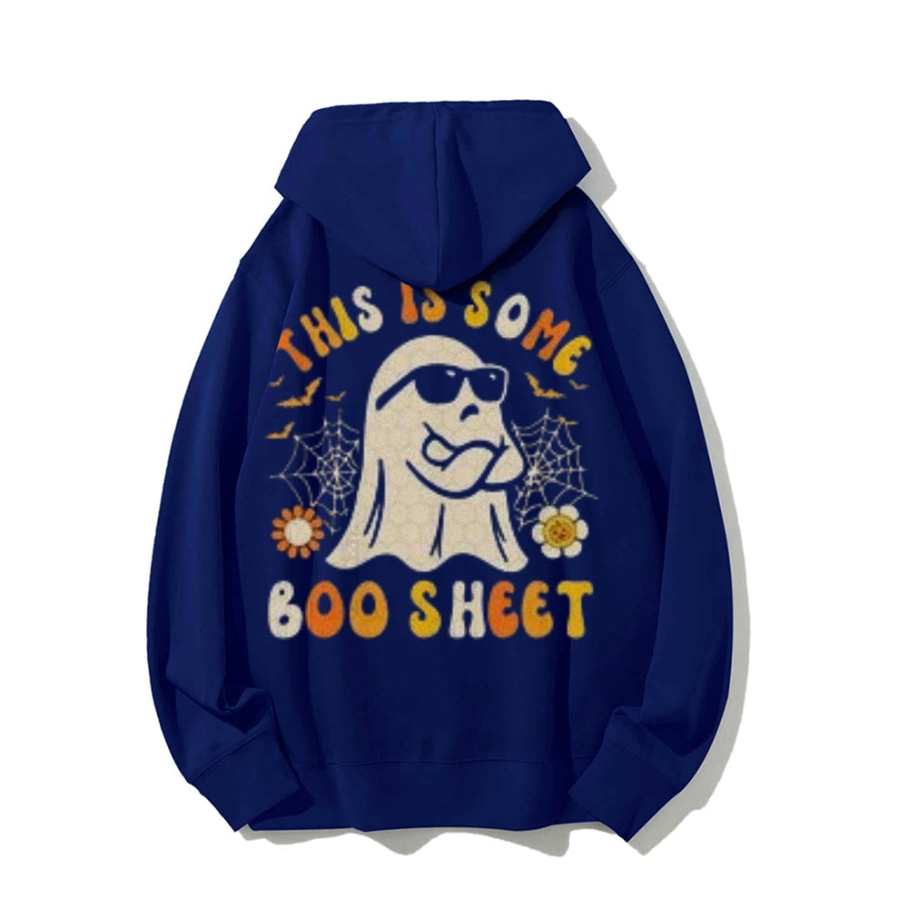 Mens THIS IS SOME BOO SHEET Graphic Pullover Hoodies