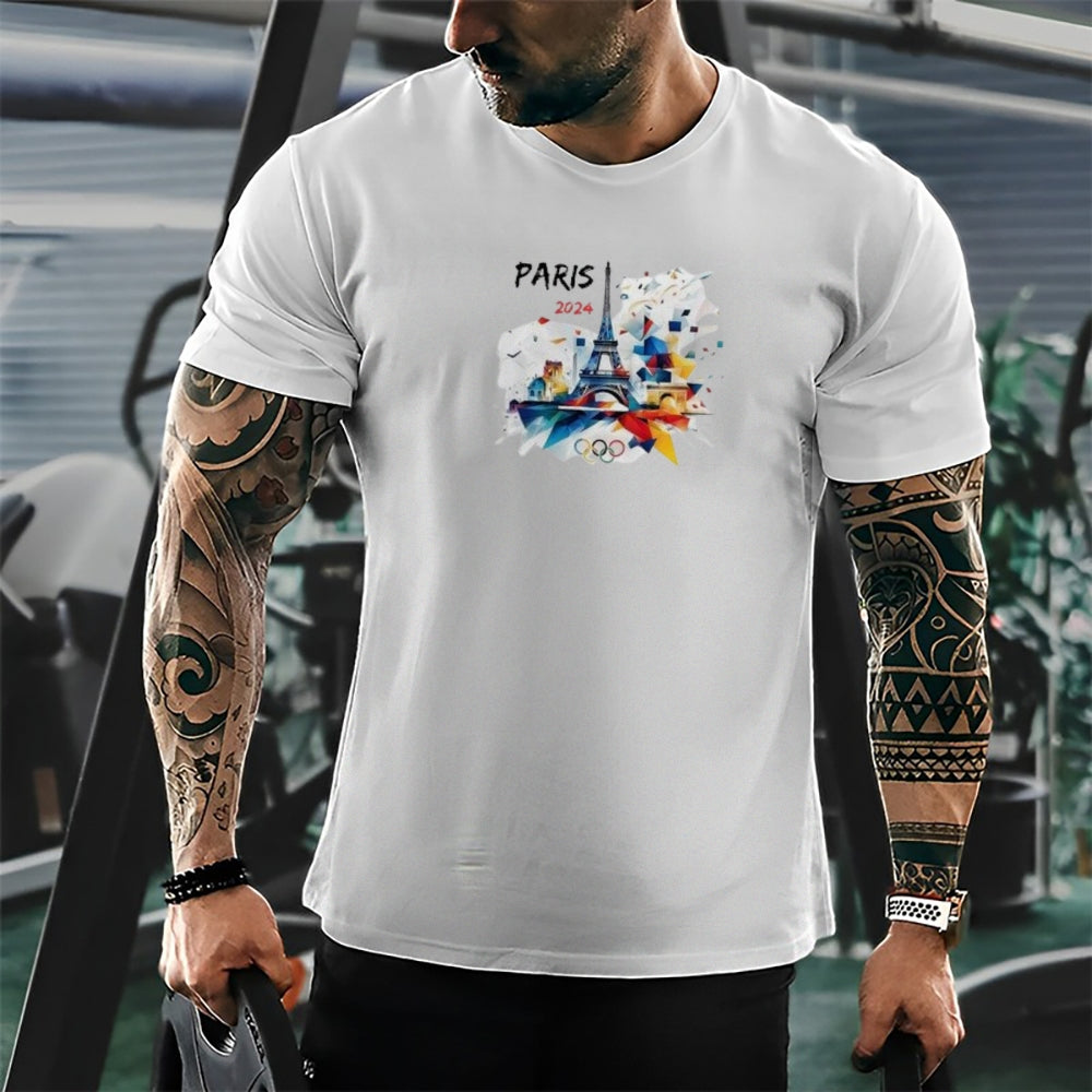 Mens Paris Graphic Tee