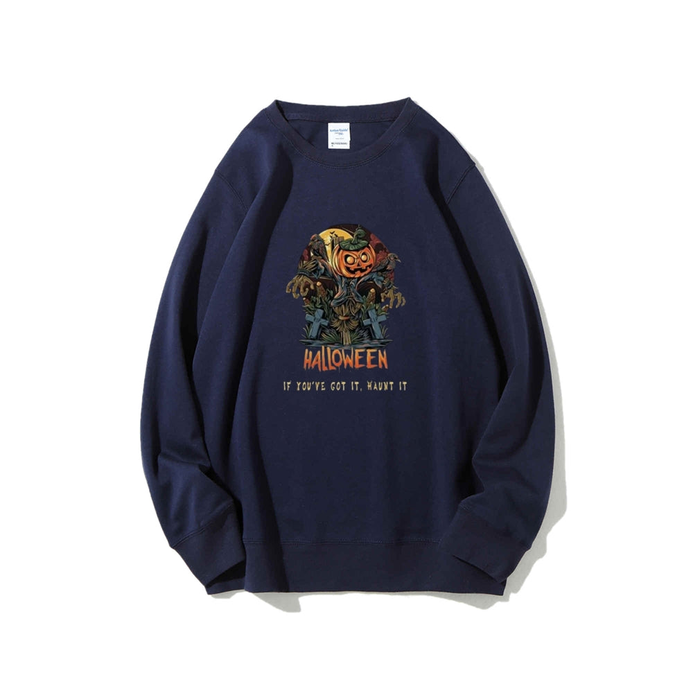 Mens Halloween Pumpkins Graphic Sweatshirts