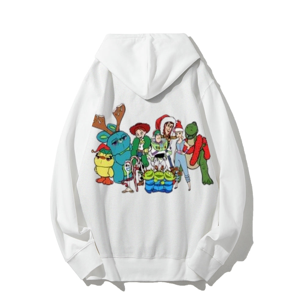 Christmas Cute Friends Graphic Pullover Hoodies