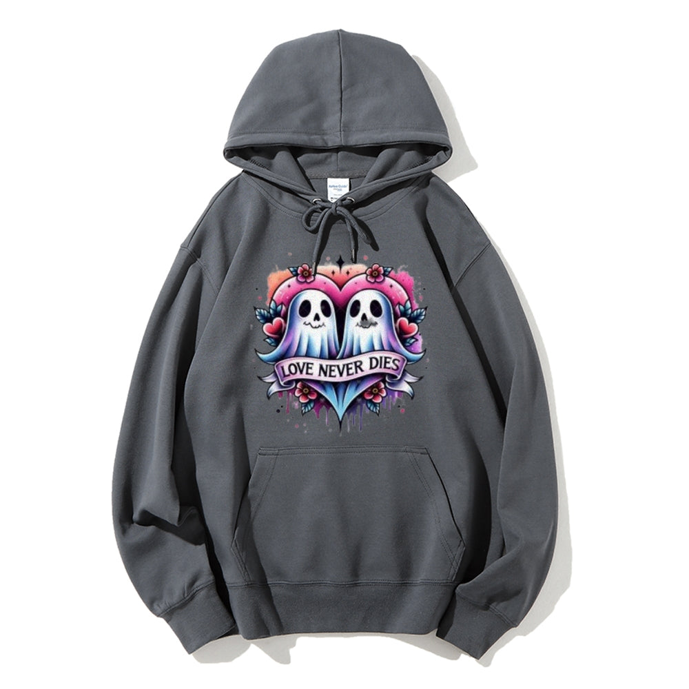 Women Love Never Dies Ghost Graphic Hoodies