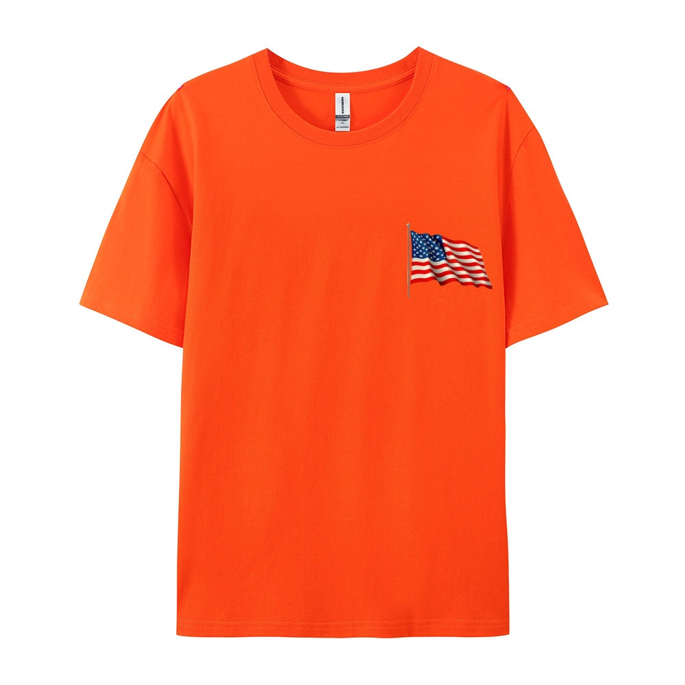 Mens Flag Independence Day Stars Stripes Graphic Tee