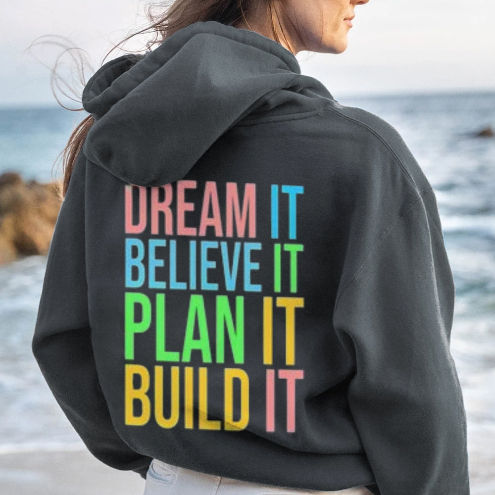 Women Inspired Letter Graphic Hoodies