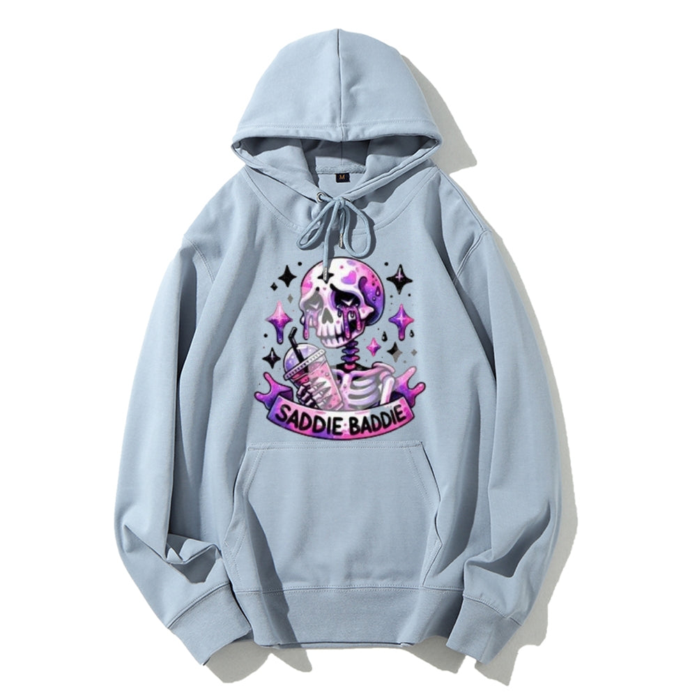 Women Cute Saddie Baddie Graphic Hoodies