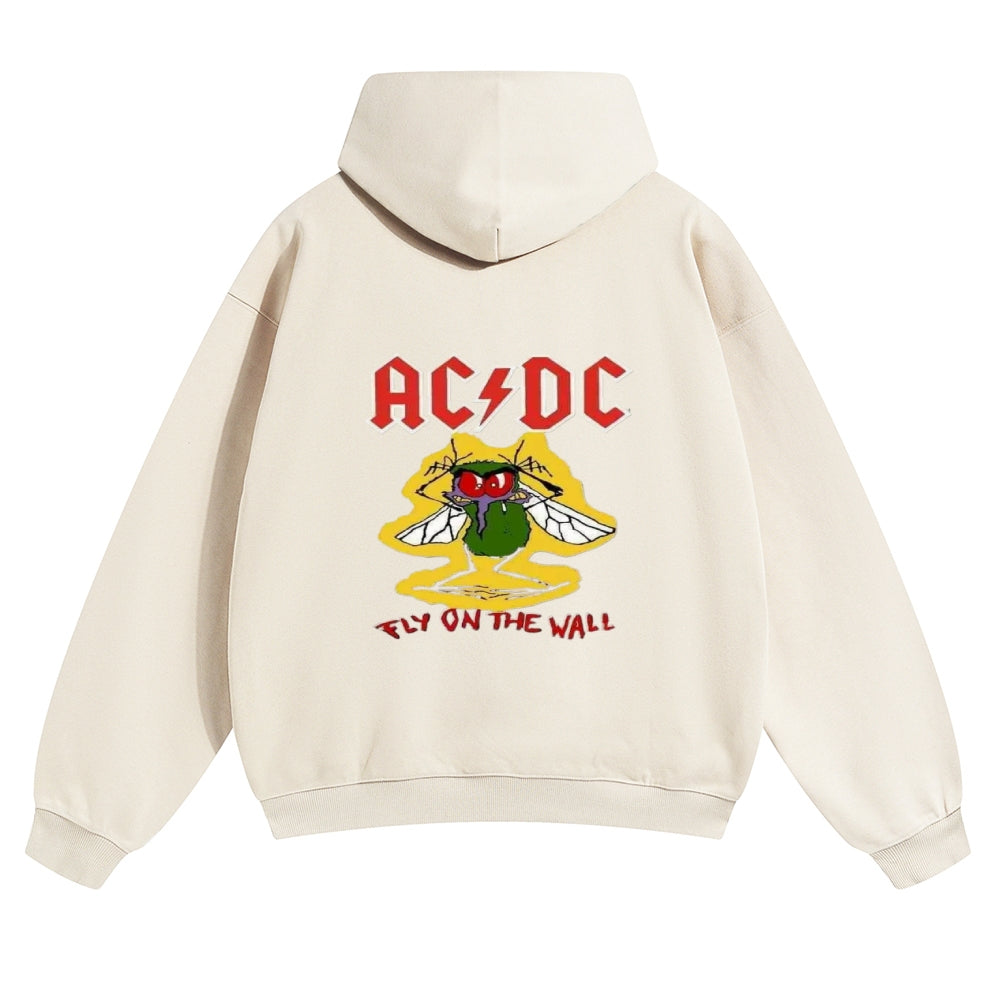 Mens Vintage ACDC Rock Hoodies