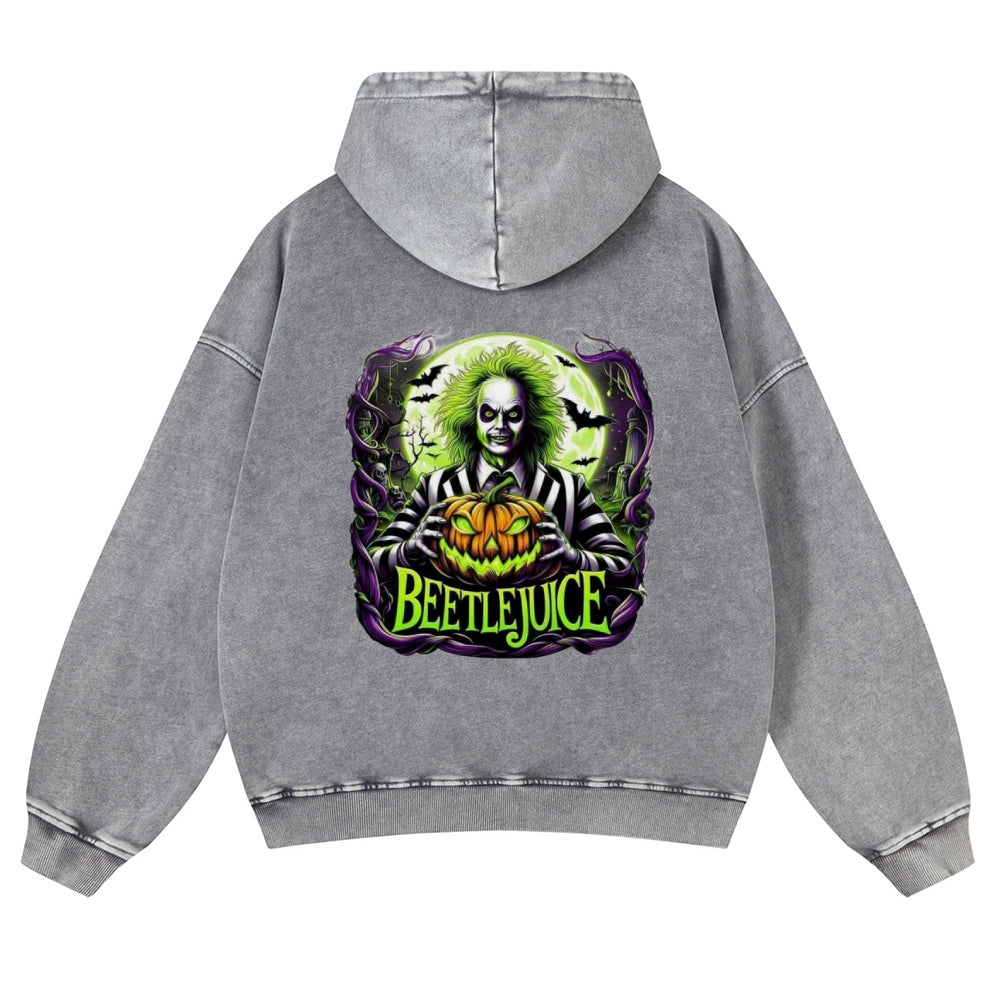 Mens Vintage Beetle Juice Rock Hoodies