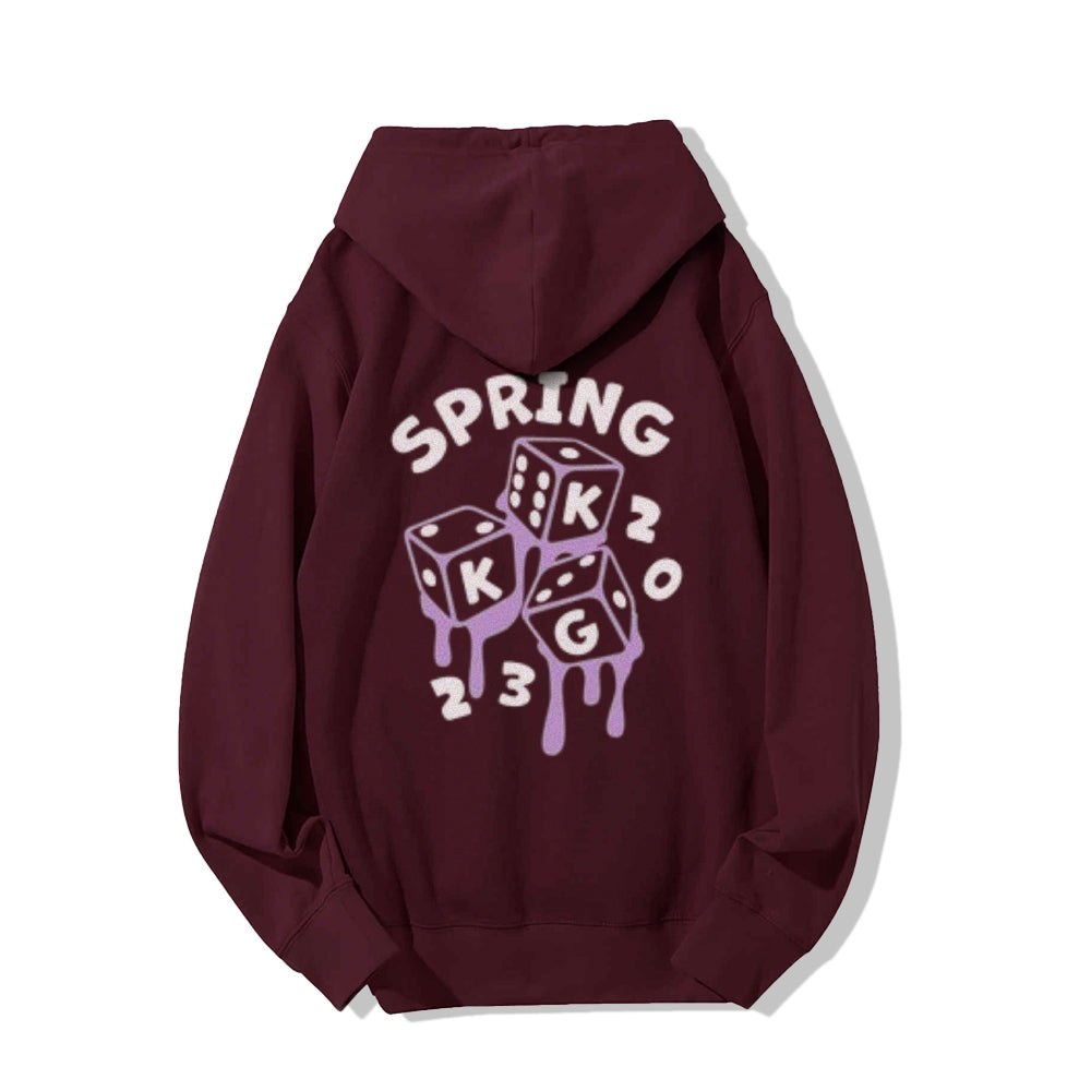 Mens Spring Game Graphic Hoodies