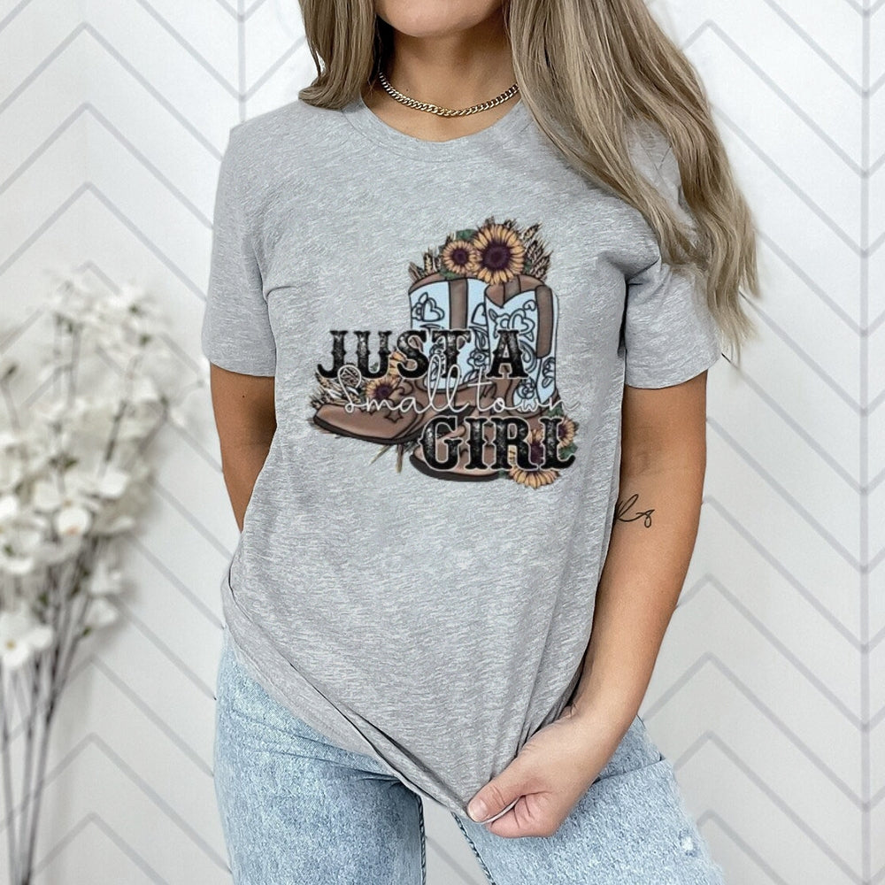 Women Western Cowboy Style Print Graphic T-shirt