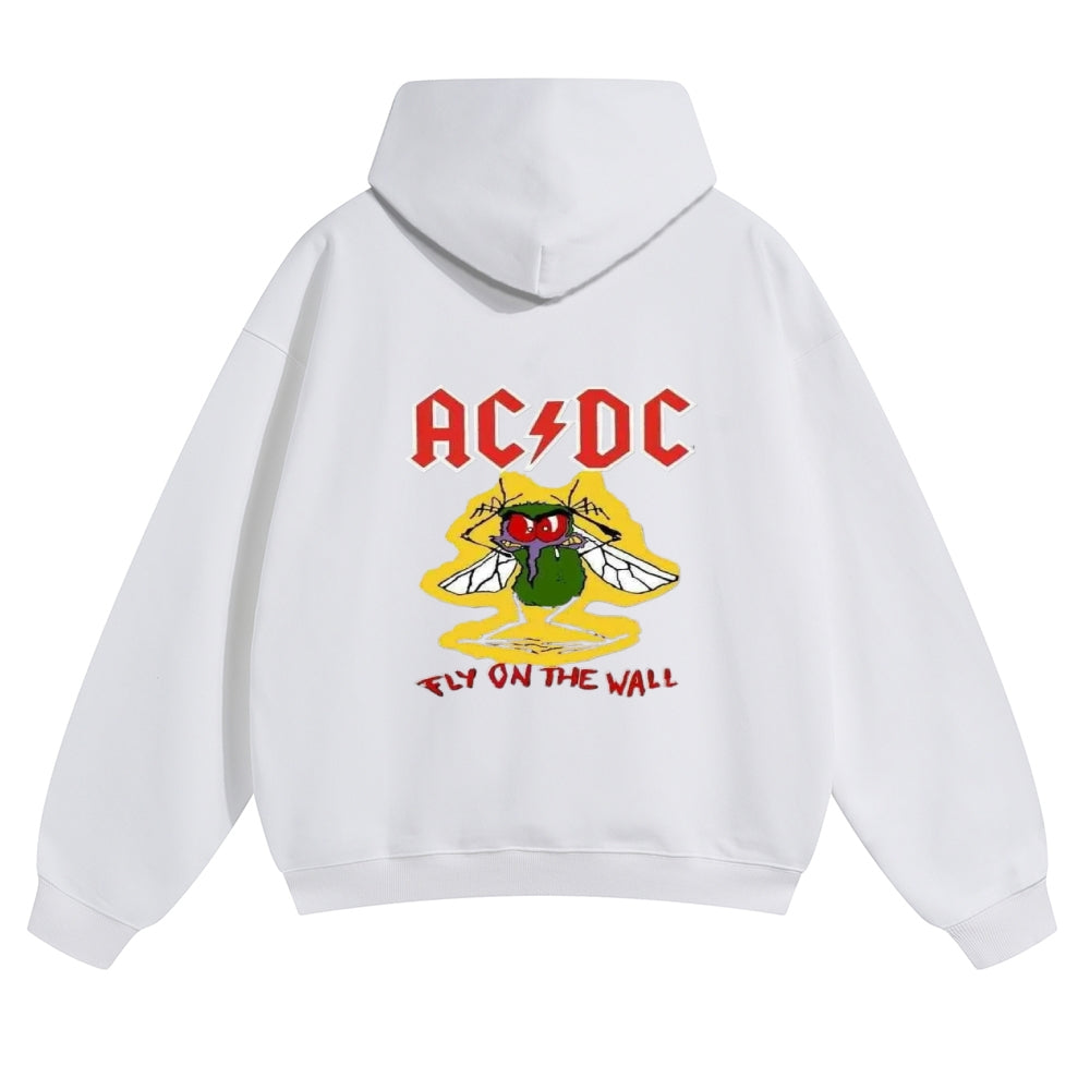 Mens Vintage ACDC Rock Hoodies