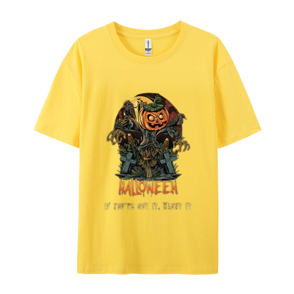 Mens Halloween Pumpkins Graphic Tee