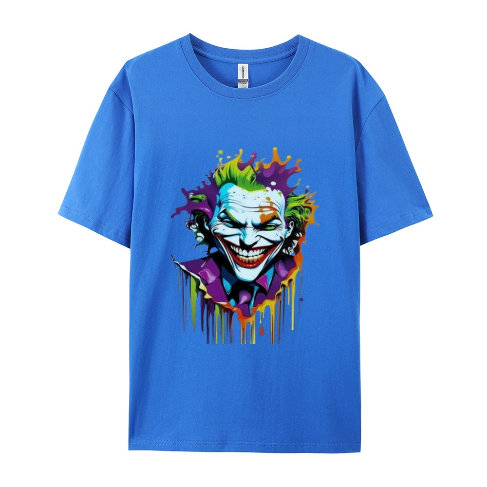 Mens Joker Skull Graphic Tee