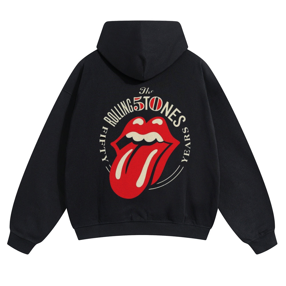 Mens Vintage The Rolling Stones Rock Band Hoodies