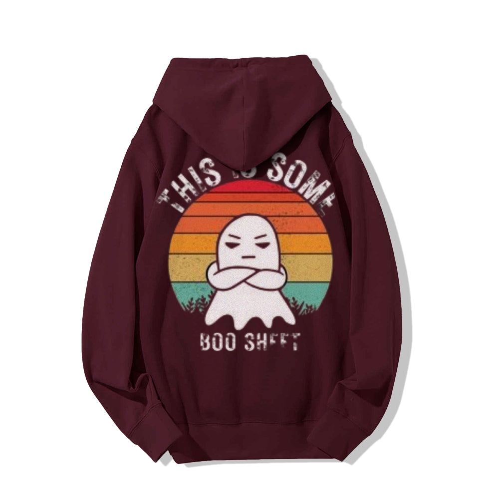 Mens THIS IS SOME BOO SHEET Graphic Pullover Hoodies