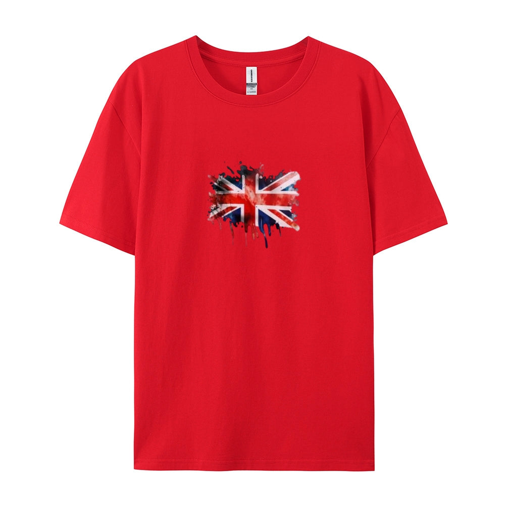 Mens Flag Print Independence Day Graphic Tee