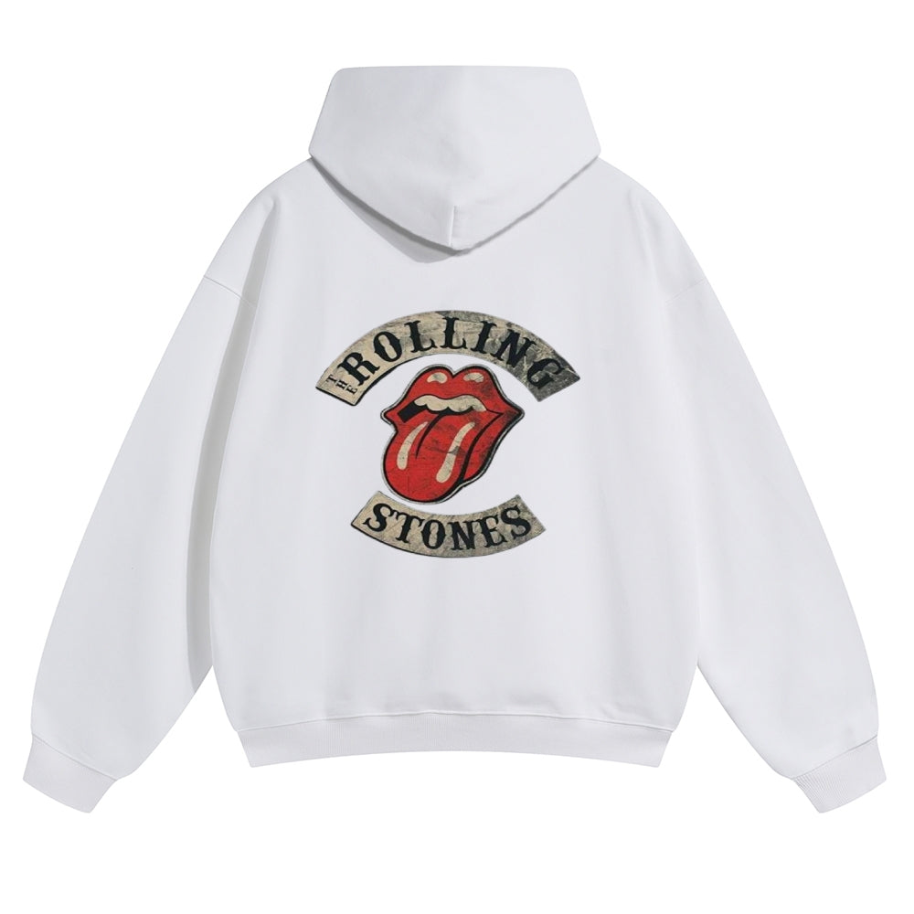 Mens Vintage The Rolling Stones Rock Band Hoodies