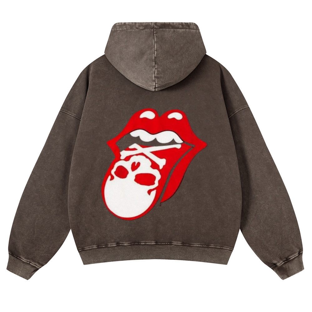 Mens Vintage The Rolling Stones Rock Band Hoodies