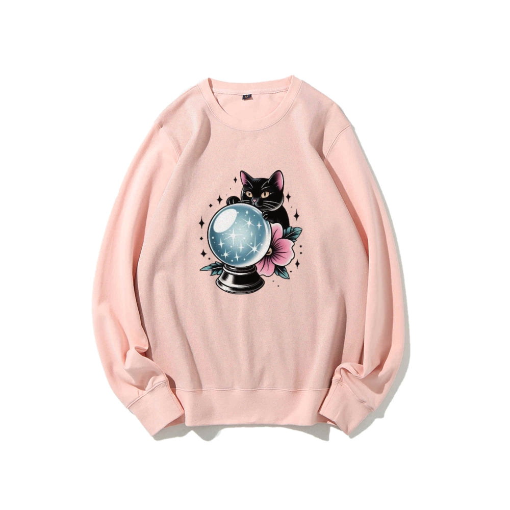 Women Akasha and the Crystal Ball Graphic Sweatshirts