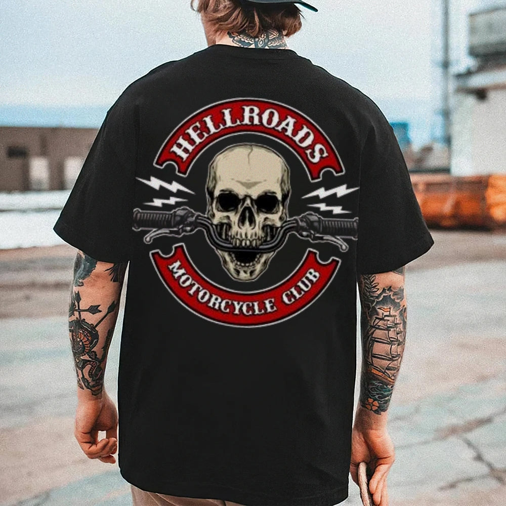 Mens Motorcycle Club Graphic Tee