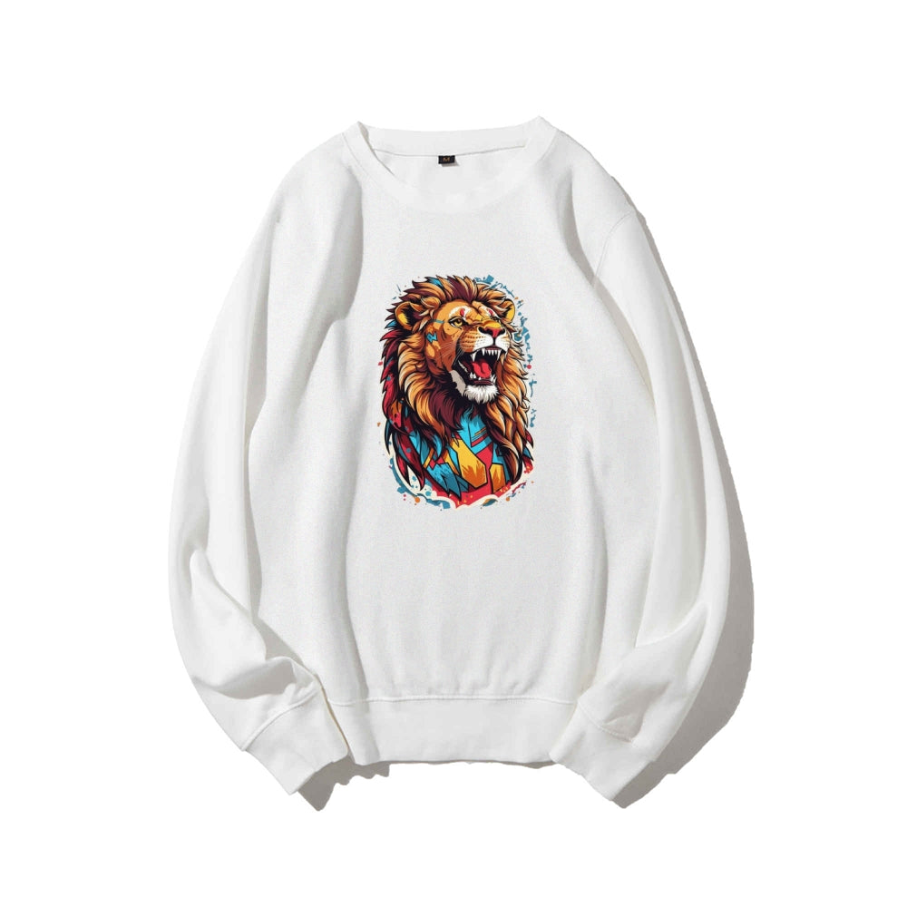 Mens Lion Roar Graphic Sweatshirts