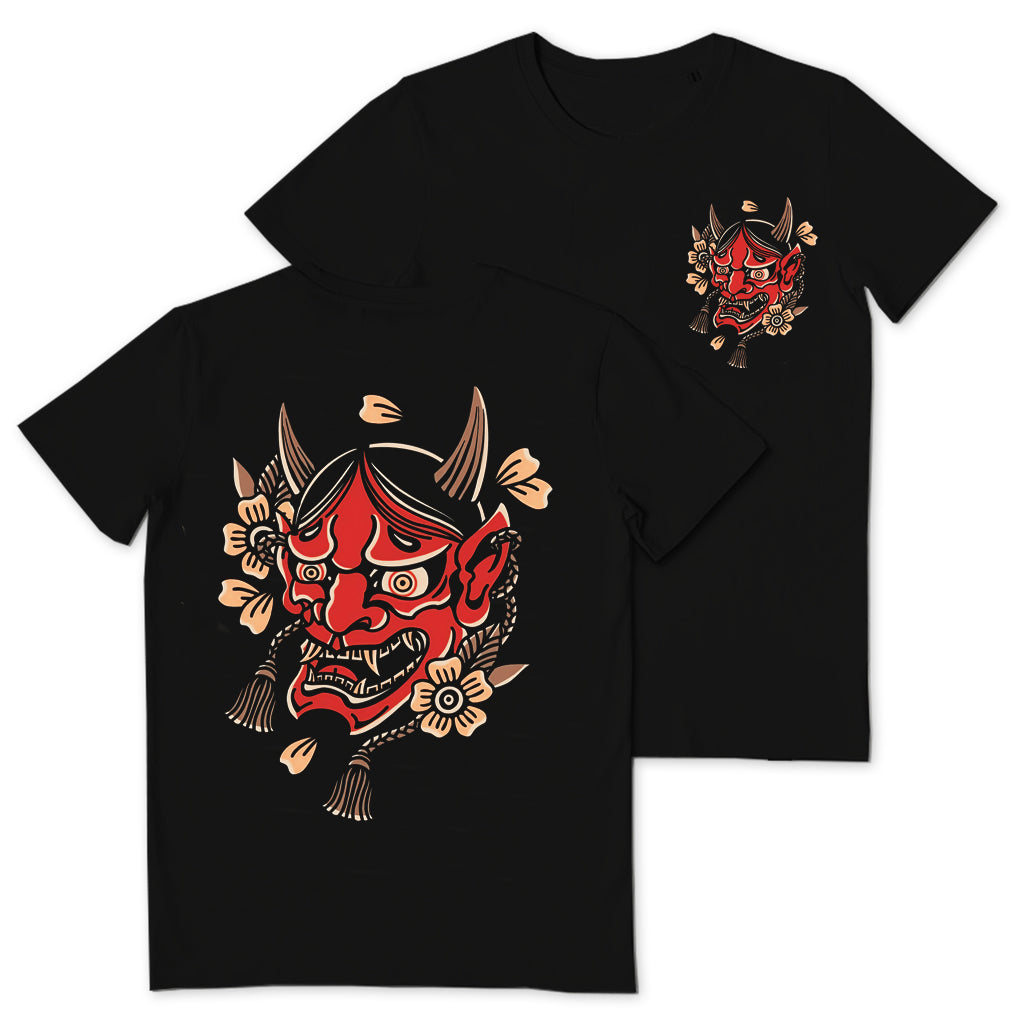 Retro Devil Pattern Men's Fashion T-shirt