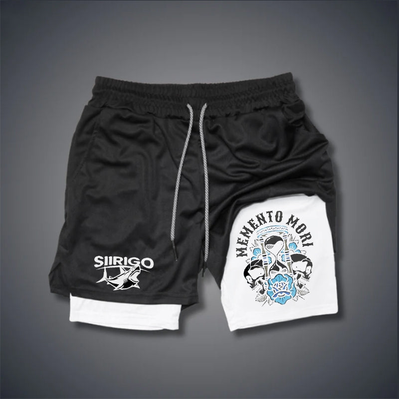 Memento Mori 2 In 1 GYM PERFORMANCE SHORTS