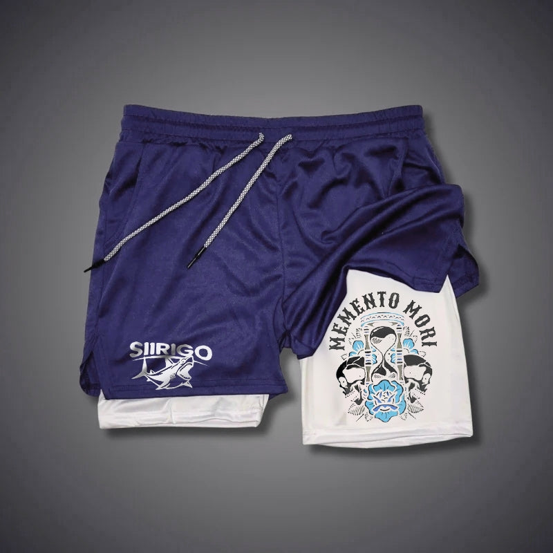 Memento Mori 2 In 1 GYM PERFORMANCE SHORTS