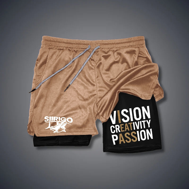 Vision Creativity Passion GYM PERFORMANCE SHORTS