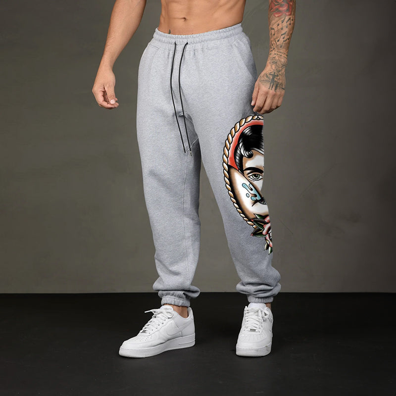 Vintage Rose GRAPHIC PRINT JOGGERS